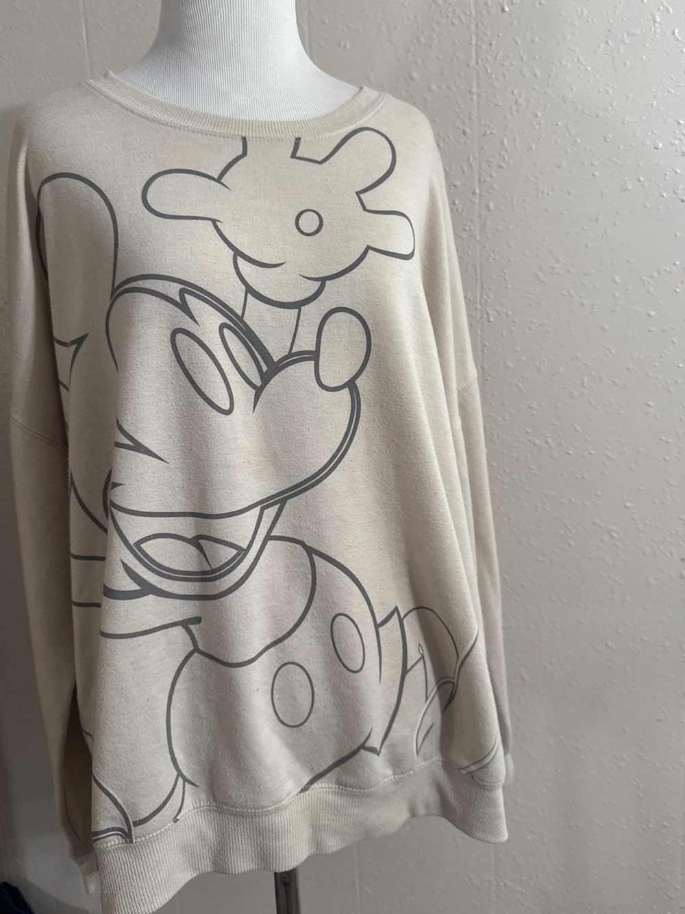Disney, Mickey Mouse Crewneck Sweater